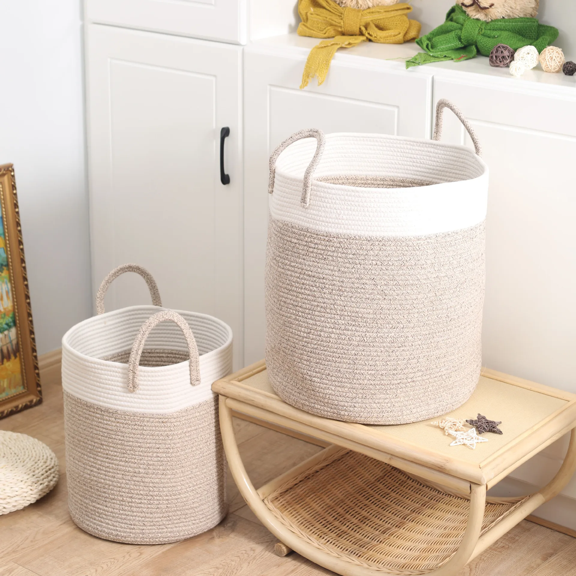 laundry organizer baskets
