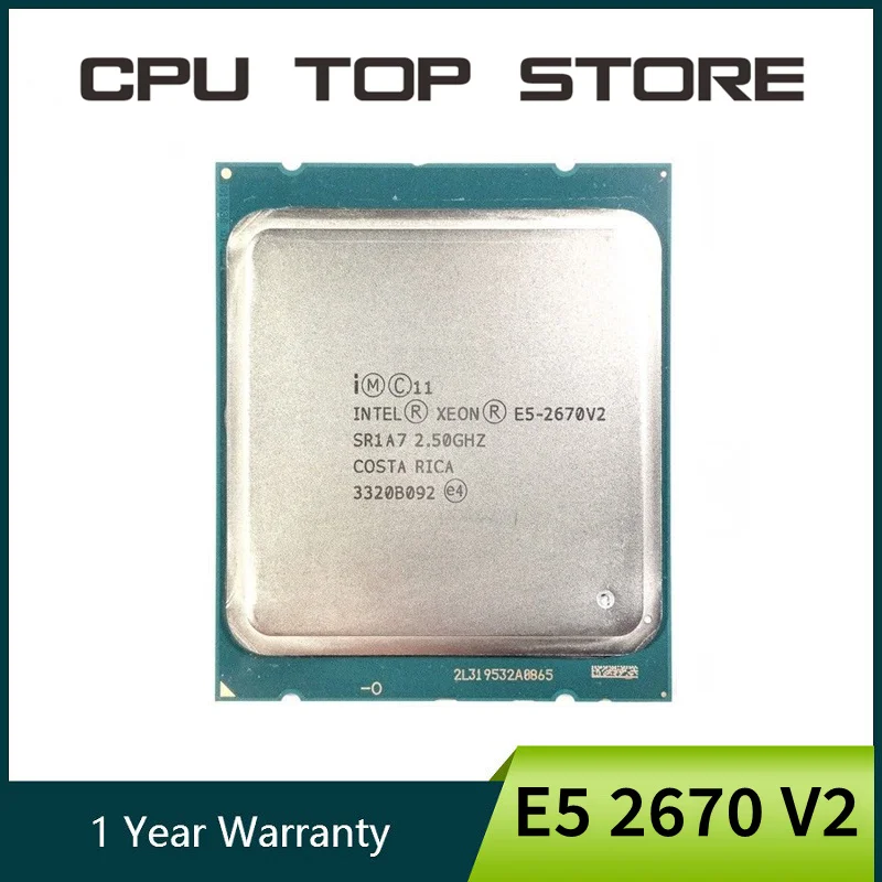 Intel Xeon E5 2670 v2 SR1A7 10-CORES LGA 2011 Server CPU