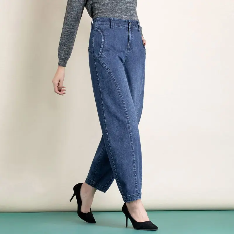 

Jeans for Women 2023 Spring Autumn New Style Loose Harem Pants High-waisted Waist Summer Vintage Y2k Women's 90s Streetwear Pant
