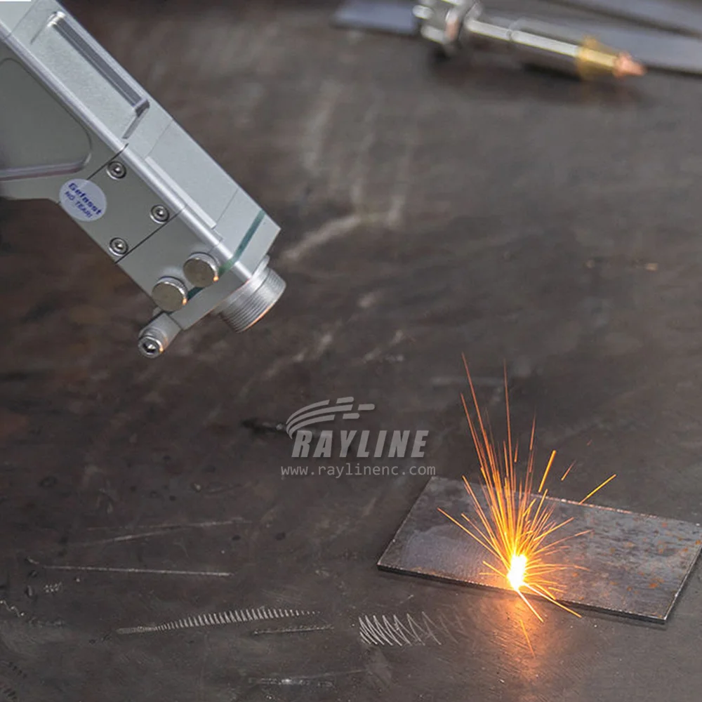 RAYLINE Laser Welders Heads Kit for Handheld Portable Laser Welding Machine 1000w 1500w 2000w Metal Welding Cutting Cleaning 3