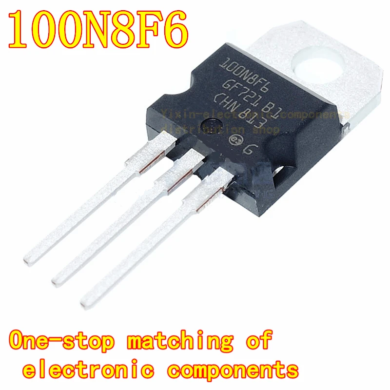 

10PCS/Pack STP100N8F6 100N8F6 to-220100a 80V N channel Mos Fet