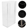 Clear Disposable Gloves Storage Box Transparent Wall Mounted Dispenser Organizer Case 4