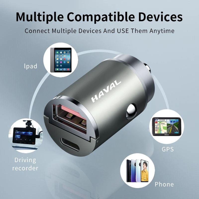  USB C Ÿ ޴   ׼,  Haval F7 H6 H2 H3 H5 H7 H8 H9 M4 F7X F7H H2S, 60W 