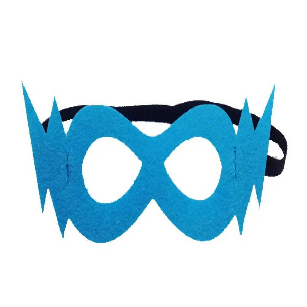 Kids Cosplay Mask Felt Eye Mask Adjustable Party Eyewear Half Mask with Elastic Rope For Birthday anime cosplay props,superhero mask
