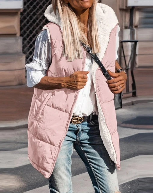 Chamarra Acolchada Mujer Chaleco Corto De Invierno Para Mujer