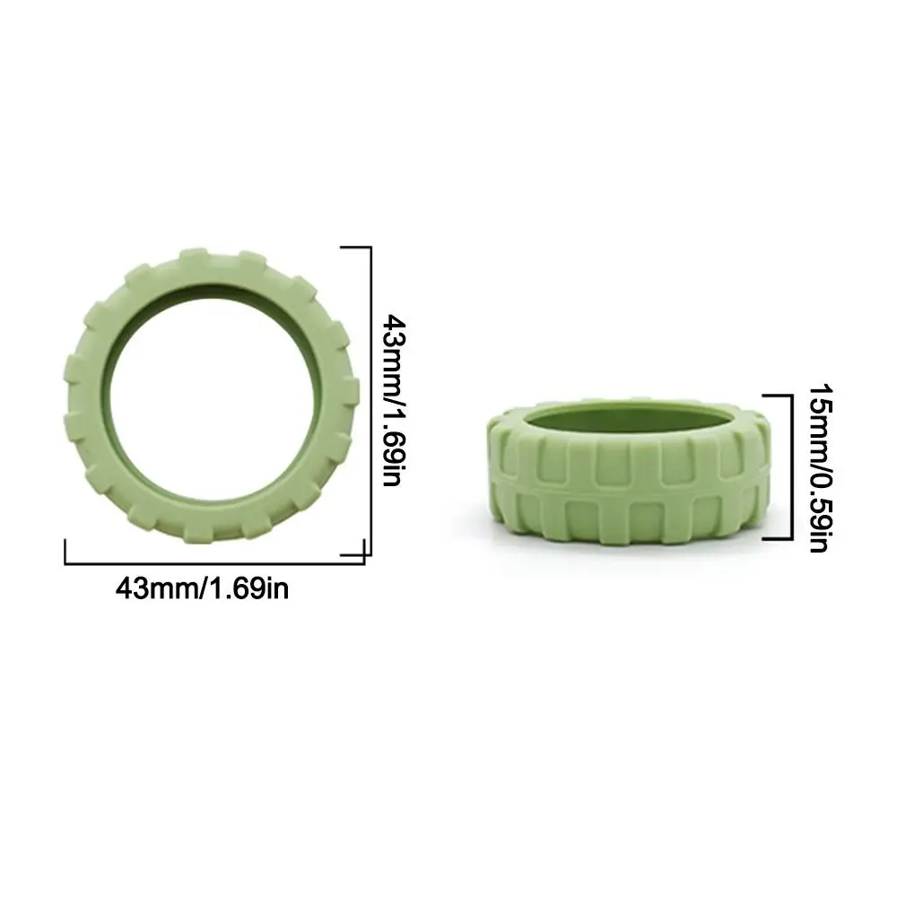 8PCS/Set Suitcase Parts Axles Travel Luggage Caster Shoes Silicone Luggage wheels protector Reduce Noise