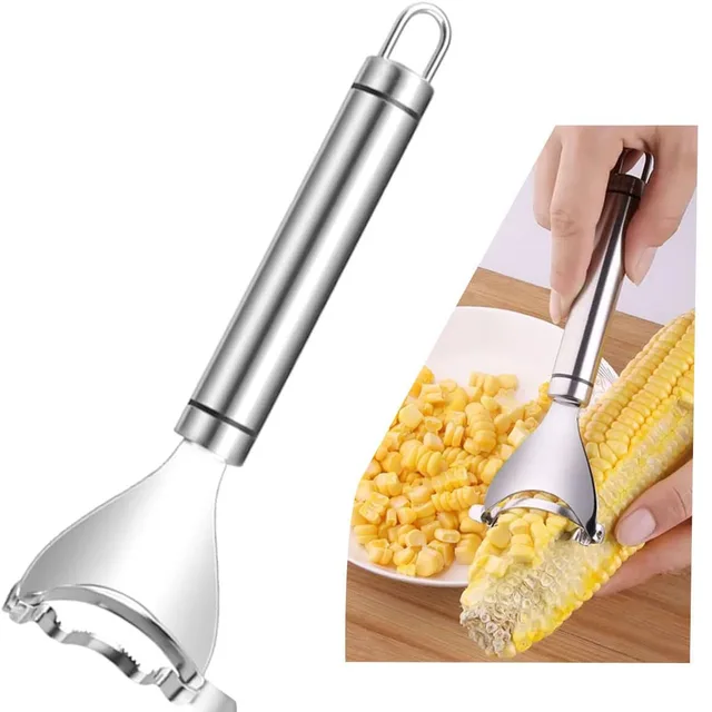 Éplucheur de maïs pour outil de retrait de maïs sur l'épi, poignées de cuisine en acier inoxydable, raboteuse de maïs, coupe-noyaux 1