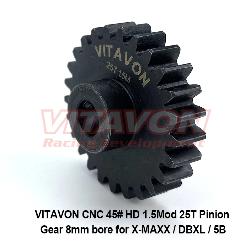 Vitavon HD #45 Pinion Gear 1.5Mod 8mm D Bore For X-MAXX - Foto 5