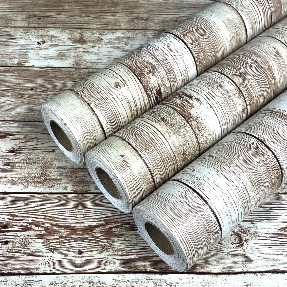 

Wood Grain Wallpaper New Wood Grain Bedroom Living Room Decoration Removable Waterproof Adhesive PVC Wood Grain Stickers