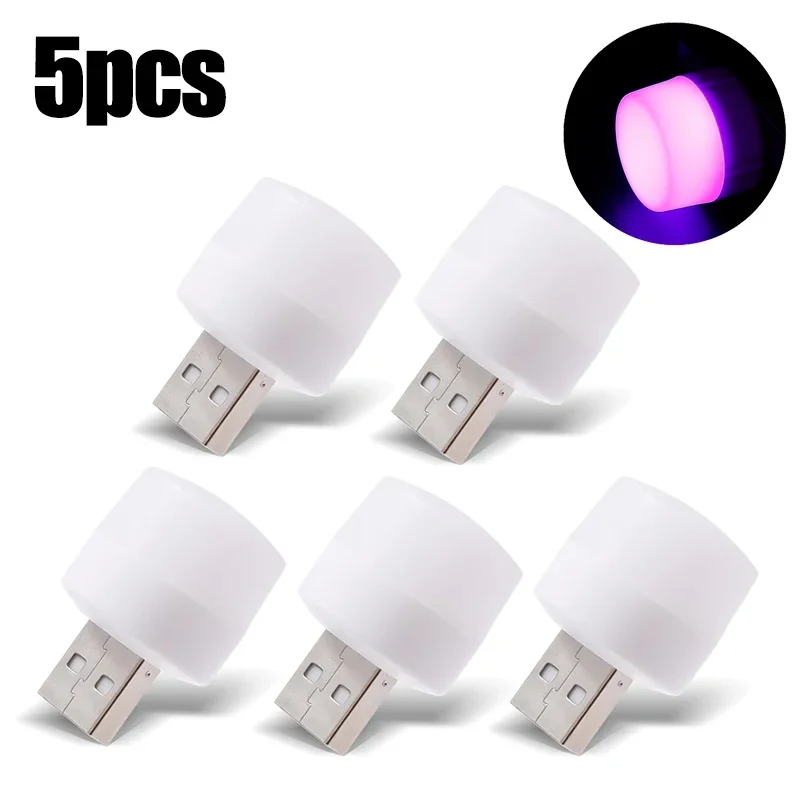 5PCS pink light