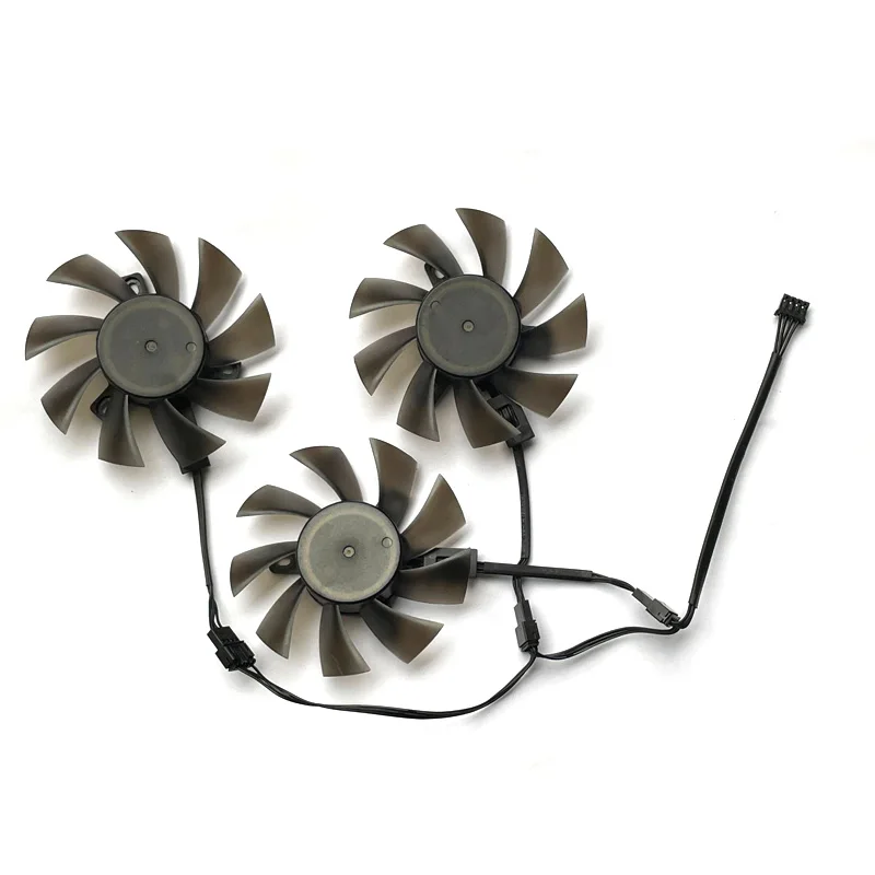 Ventilador de Placa Gráfica Gpu Amd Radeon Vii Xfx rx Asus Radeonvii16g Fd8015h12s Fd7010h12s 75 mm Novo Lote - Imagem 3
