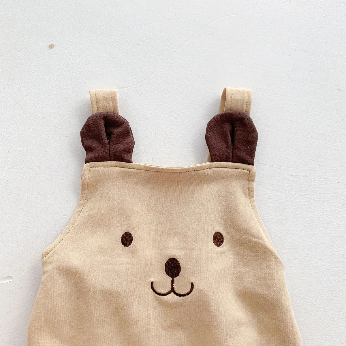 2023 New In Summer Infant Newborn Baby Girls Boys Cartoon Bear Print Outfits Kids Cotton Jumpsuits Gift Hat Bodysuits