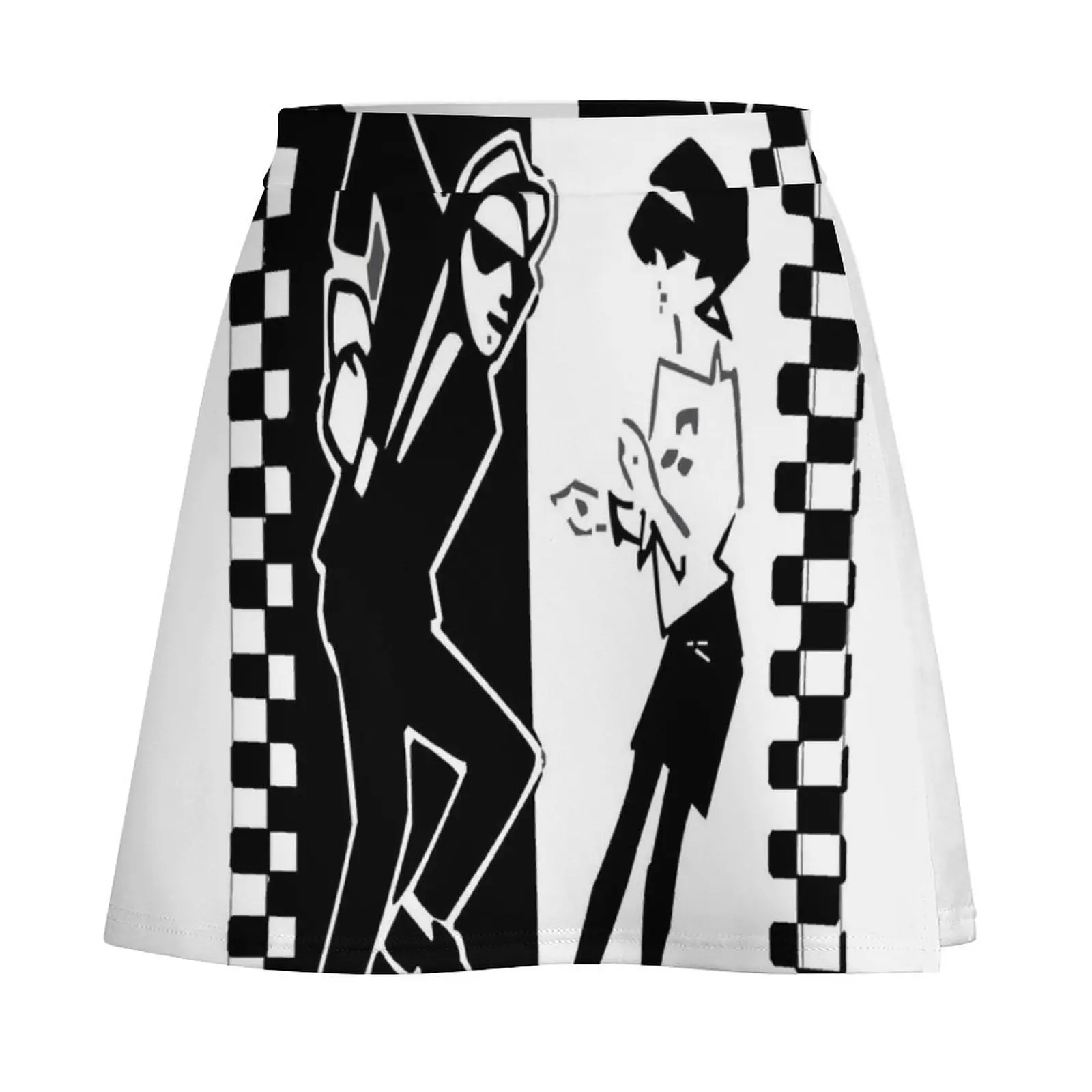 Ska / Two Tone Design Mini Skirt summer outfits for women 2023 Dresses Women's summer skirt