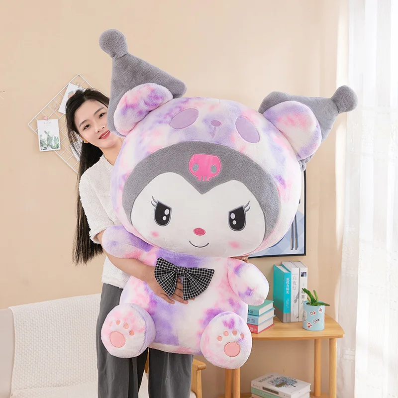 MINISO Hello Kitty plush toy doll big-eared dog Yugui dog Kuromi Melody doll pillow birthday gift for girlfriend children 6
