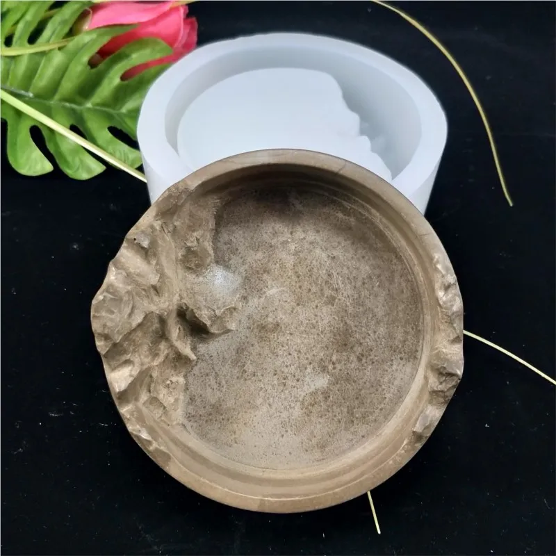 

SN0119 PRZY 3d Ashtray Molds Mold Silicone Storage Cement Concrete Molds Gypsum Desktop Decoration Clay Resin Moulds