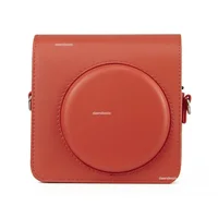 Étui pour appareil photo en cuir PU pour Instax Square SQ1, sac pour appareil photo de grande capacité 3