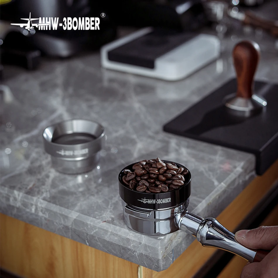 

58mm Magnetic Coffee Dosing Ring Espresso Portafilters Coffee Filter Catcher Replacement Ring For Espresso Brewing Accessory