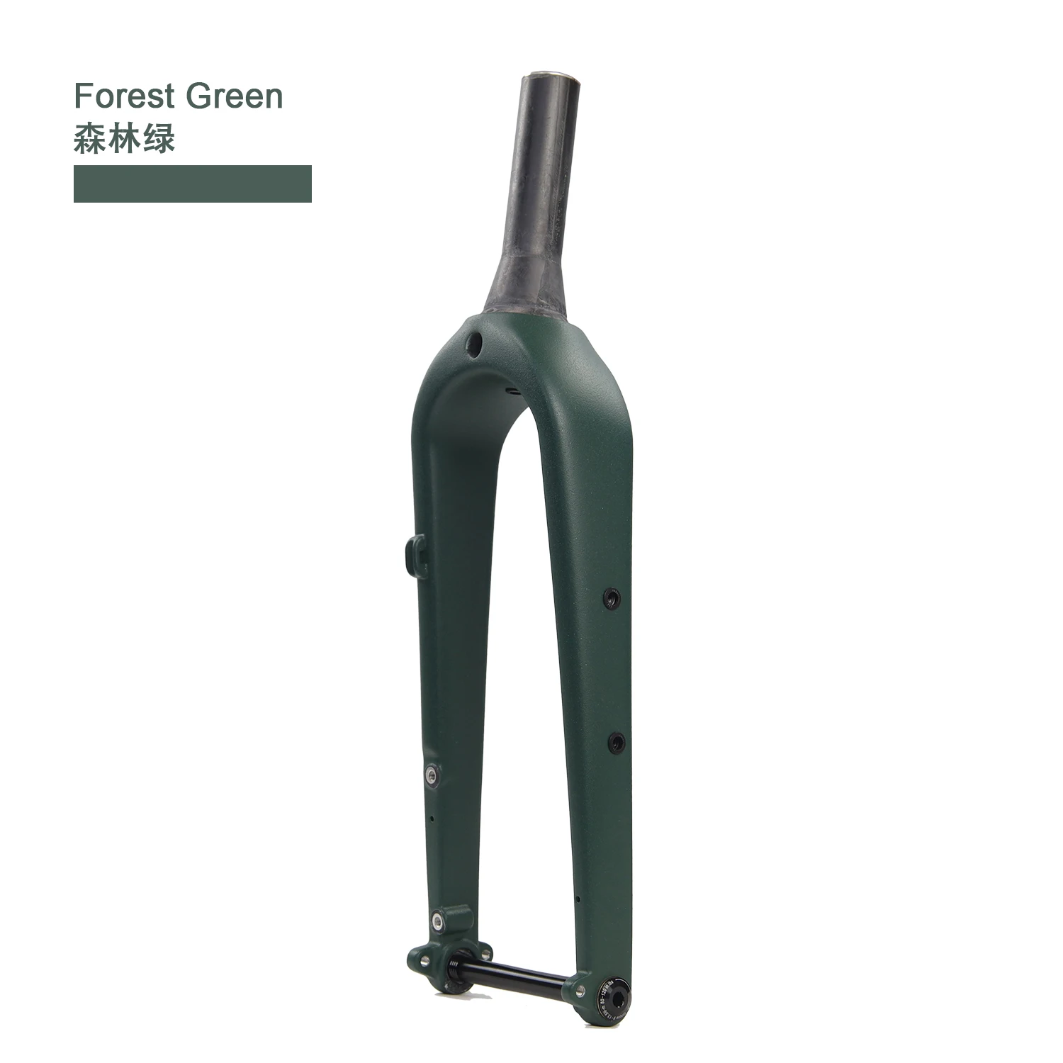 SILVEROCK Gline Carbon Fork 20in 406 451 Thru Alex M12x100mm Disc