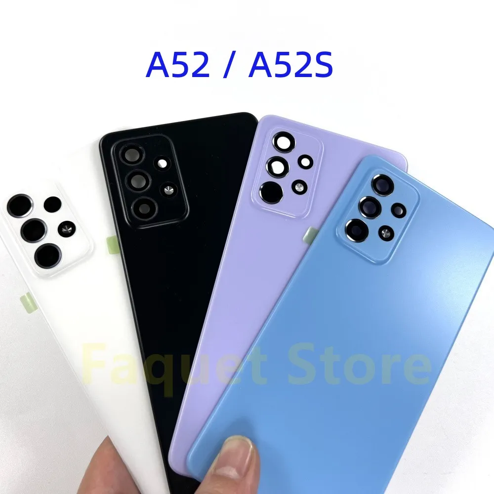 

Original A52 a52s Shell Battery Case Cover Rear Door For Samsung Galaxy A52 4G 5G a525 a526 a528 Housing Back Case Back Cover