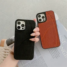 

INS 3D Fashion Sports Basketball Soft Silicone Brand Phone Case for IPhone 13 12 11 Pro Max X XS XR 7 8 Plus SE 20 Protect Cover