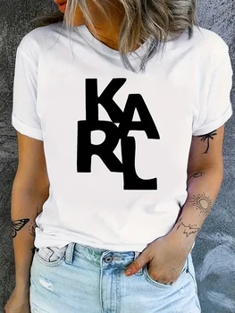 Women's Plus Size T-Shirt Letter Printing Short Sleeve Tees High Quality Luxury Brand T-shirt Summer Streetwear Y2k Tops 1