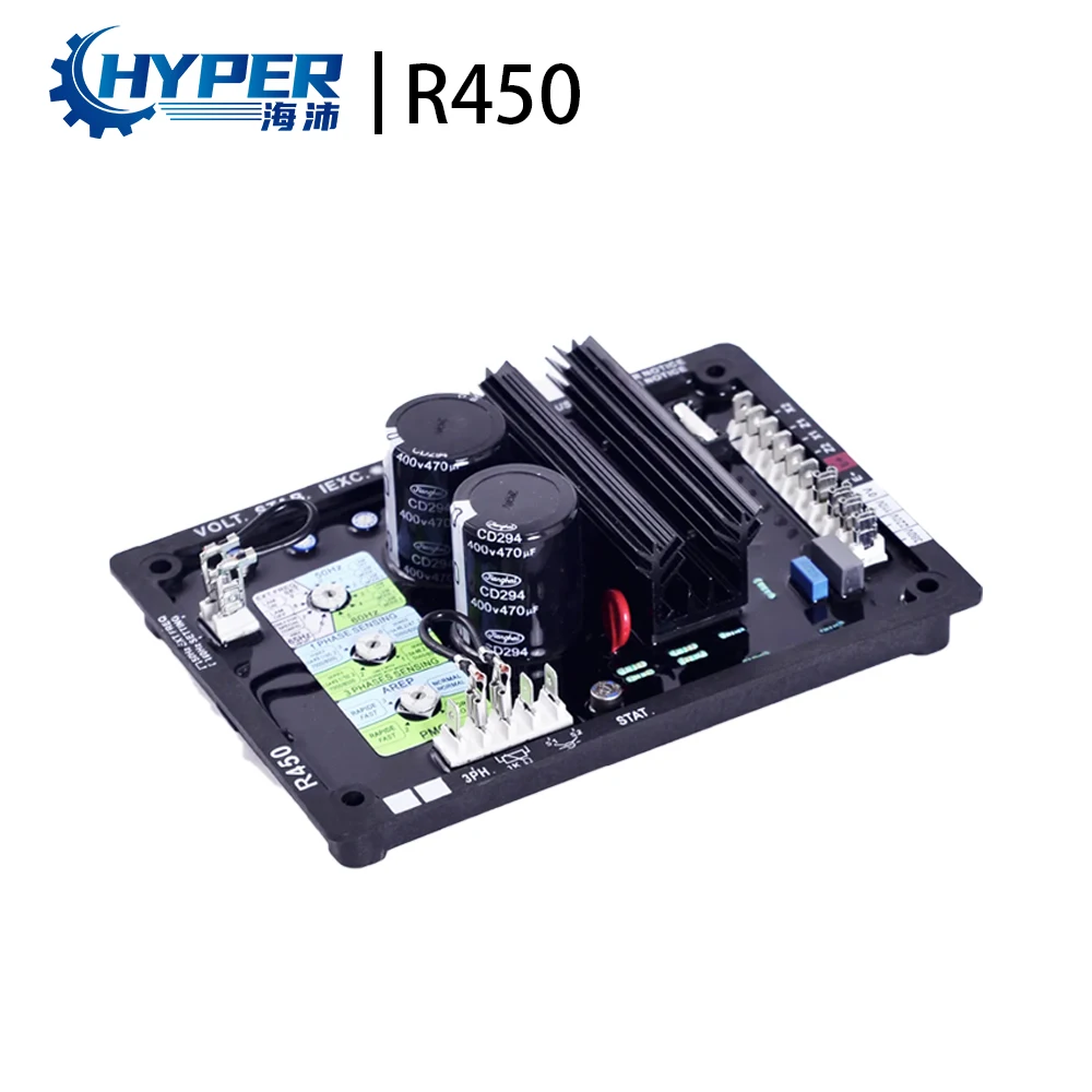 Фото Автоматический регулятор напряжения R450 AVR, регулятор напряжения для замены, запчасти для генератора Stamford, аксессуары высокого качества №1