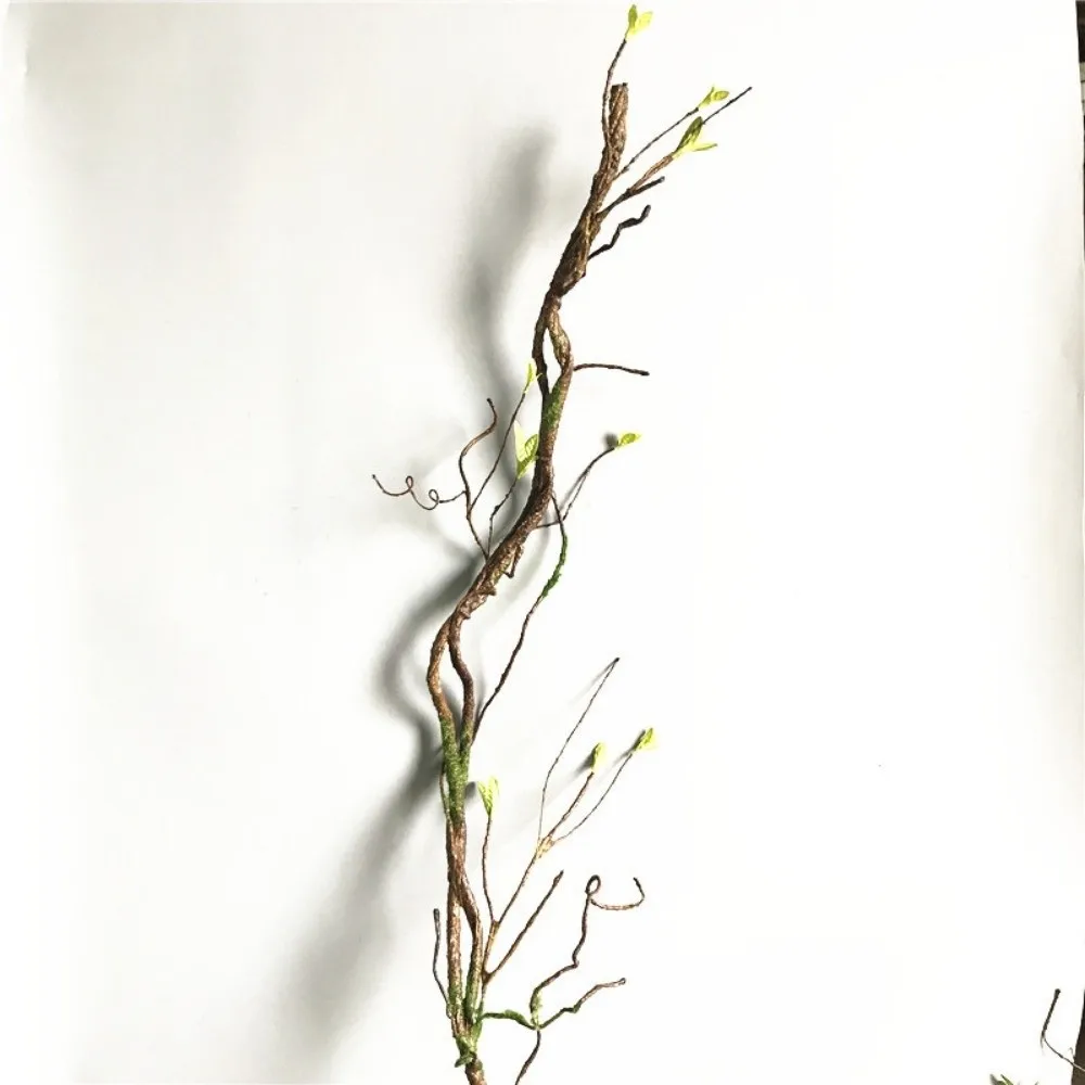 Wandbehang Künstliche Rattanranke DIY Weinblätter Künstliche Kunstpflanzen Baumkranz-Form Dekorative Kunstzweige Heimdekoration – Detail 13