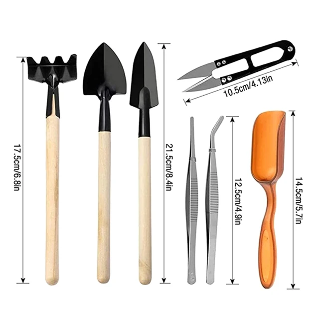 12 Darab Kerti Ültetési Szerszámok Kit Hordozható Mini Kertészeti Kiegészítők Beltéri Kültéri Miniatűr Növények Átültetéshez