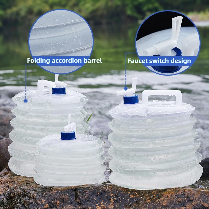 5L-15L حاوية زجاجات قابلة للطي قابلة للطي زجاجة تخ...