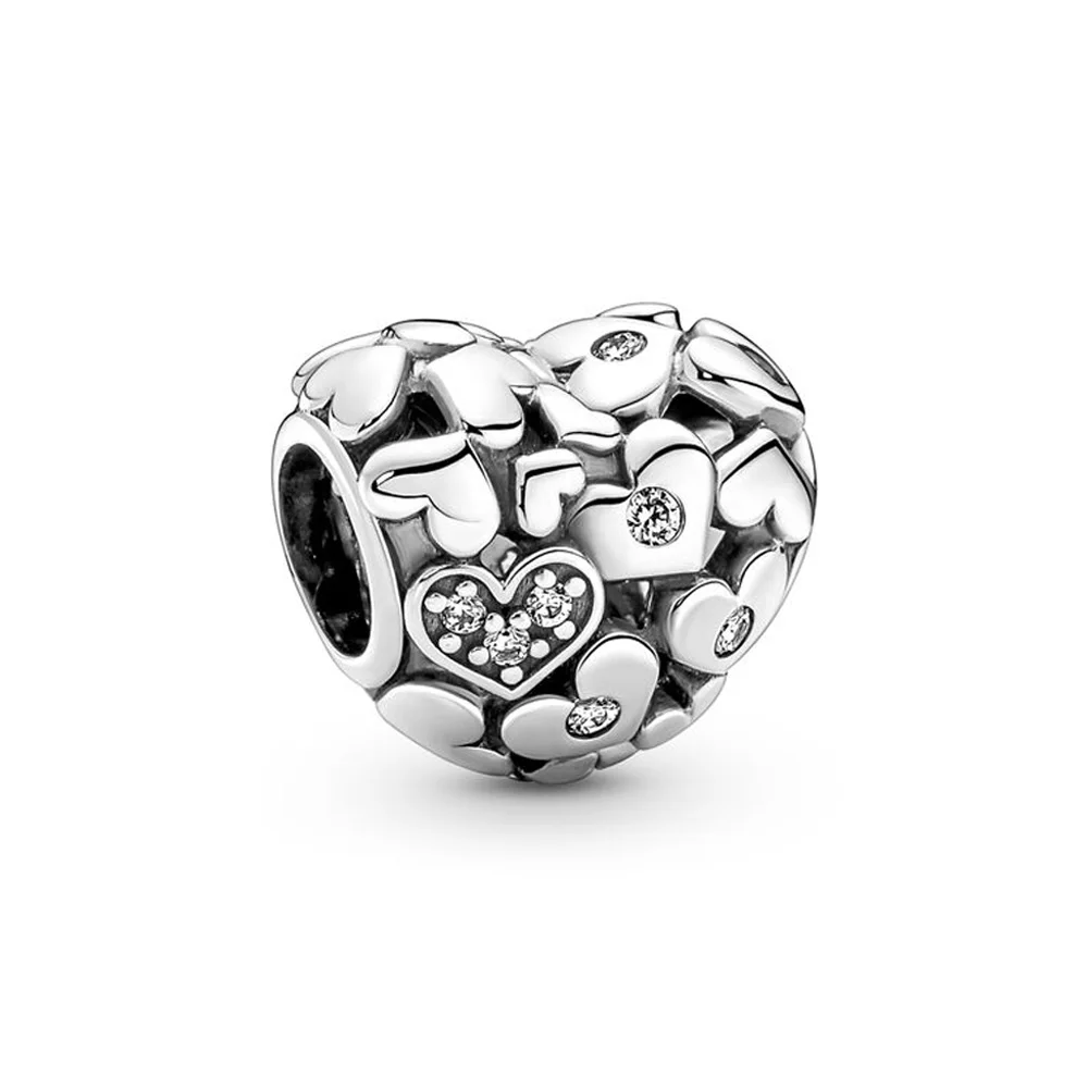 

Оригинальный Женский браслет со сверкающими бриллиантами, Подходит для Pandora, подарочное ювелирное изделие «сделай сам»