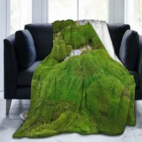 World Of Moss Blanket, Facecloth Blanket Popular Gift Birthday Gift Blanket Multi Size 1