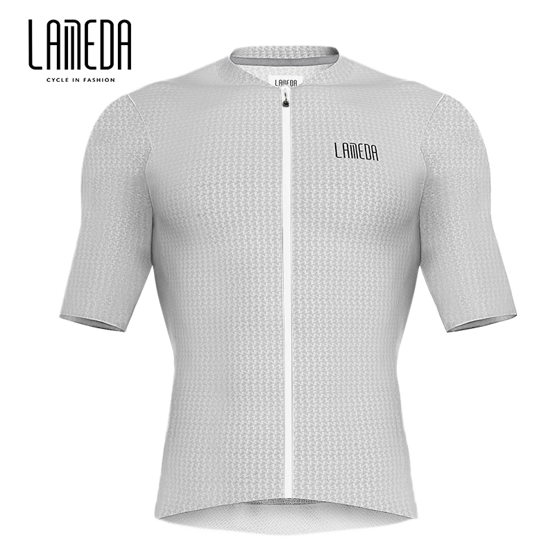 Maillot de ciclismo Lameda, ropa de ciclismo de secado rápido, transpirable, de manga corta, para verano, para hombre