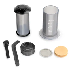 Portable Espresso Coffee Maker with French Press and Filter Kit (As Picture)
