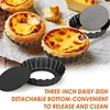 Baking Tool Cake Molds Nonstick Carbon Steel Round Tart Quiche Pans Removable Bottom Pizza Baked Mould Bakeware Kitchen tools 6