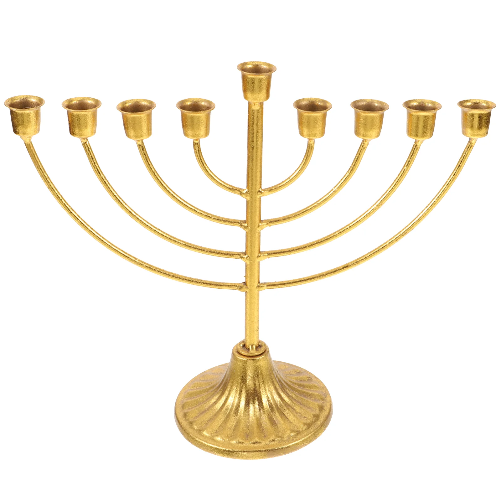 Candle Holders Jewish Candle Holder Hanukkah Menorah Candle Holder 7 Branch Traditional Candelabra Candlestick Holders Metal Stand