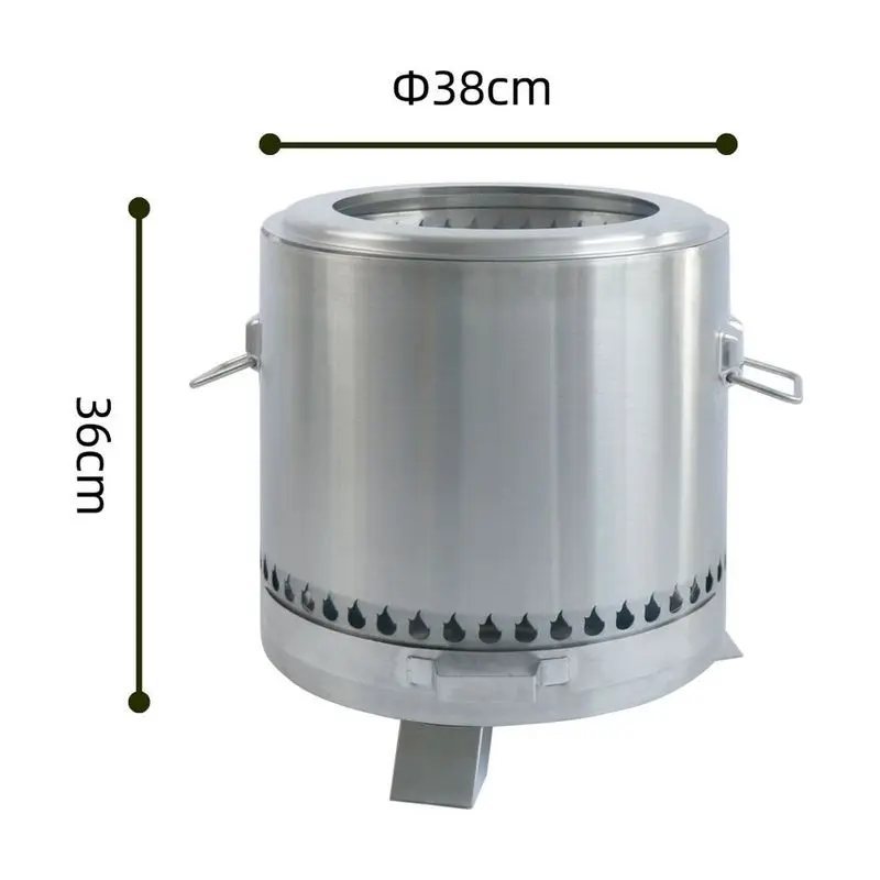 Smilodon-Large Firewood Stove Portable Brazier Bonfire Camping