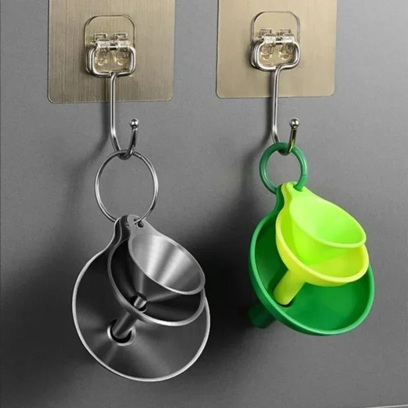 Stainless Steel Kitchen Funnel Set 4