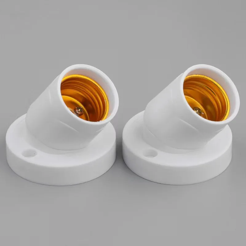 Rotatable E27 bulb holder 1pc 45 Degrees Rotation Modern Wall Lamps Sconces Wall Lights Decor For Bar Restaurant Home