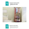 Simple coat rack can be moved hangers home bedroom hangers floor clothes rack triangular coat rack 6