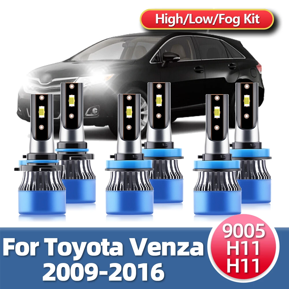 

Roadsun 12V светодиодный турбо источник питания фары лампы для Toyota Venza фары авто 2009 2010 2011 2012 2013 2014 2015 2016