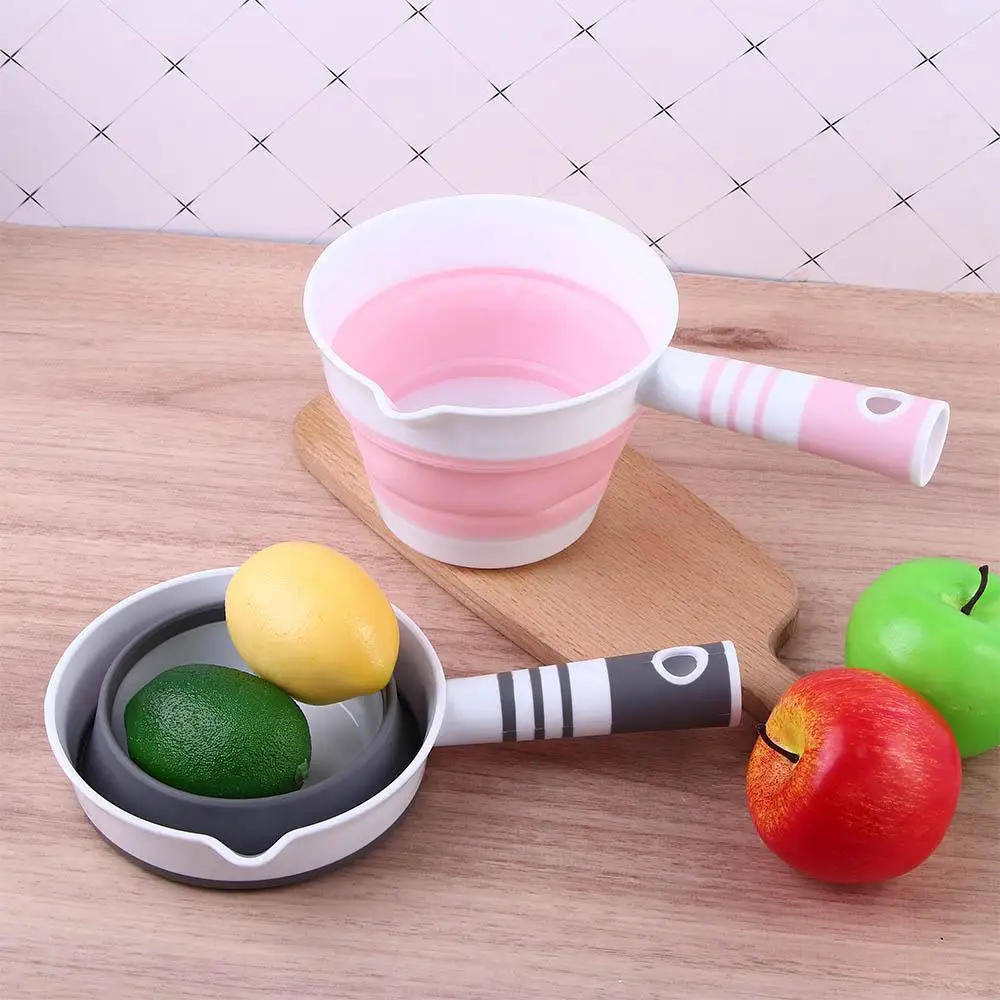 Durable Space Saving Silicone Foldable Dipper Bath Spoon Water Scoop Water Ladle Ladle Scoop Bath Spoon Dipper plastic water ladle
