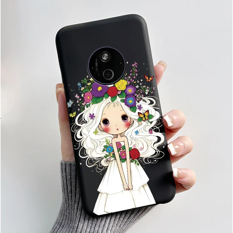 Aesthetic Luxury Soft Silicone Black Matte Phone Case Cover - Cute and Cool Design