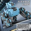 New Robot Toys Electric Dual Remote Control Toys Intelligent Machine Dogs Eight Wheeled Stunt Mechanical Dog Children's Toys 6