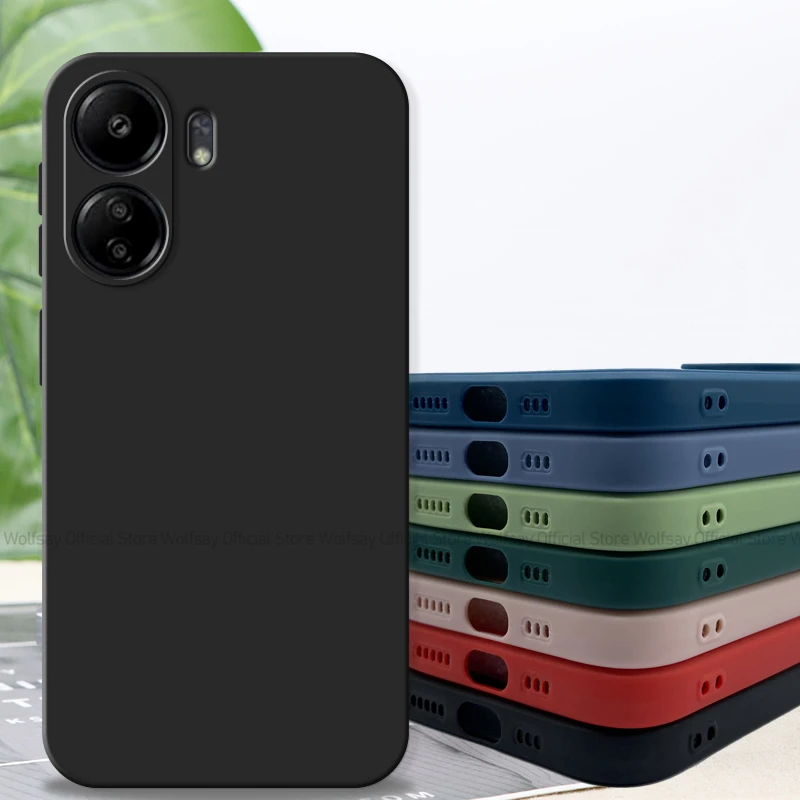 Per Xiaomi Redmi 13C Custodia Xiaomi Redmi 13C 12C 10C 9C Custodie Cover Cover In Silicone Liquido Antiurto Per Xiaomi Redmi 13C