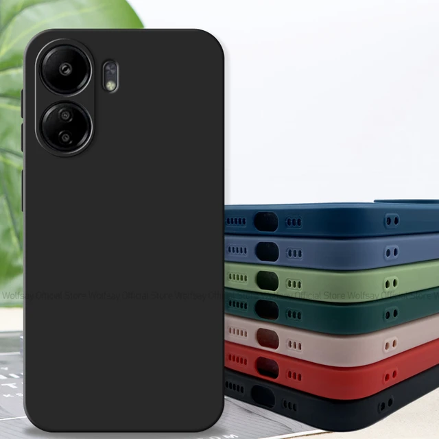 Funda para Xiaomi Redmi 13C, carcasa de silicona líquida a prueba de golpes  para teléfono Xiaomi Redmi 13C, 12C, 10C, 9C