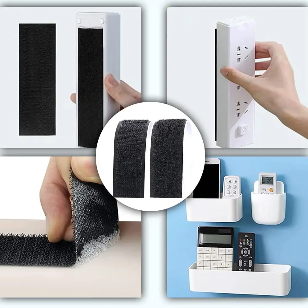 Strisce Di Nastro Con Gancio E Anello Largo 1 Metro 300 Mm Nastro - Foto 5