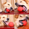 Dog Bouncy Balls, Indestructible Drop Resistant Solid Rubber Bouncing Ball, Bite Training For Medium Large Dogs Aggressive 3
