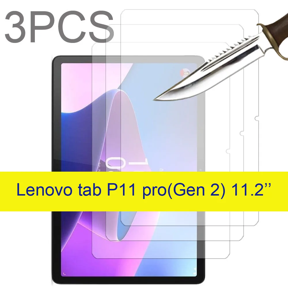 

Защитное стекло, закаленное стекло для Lenovo Tab P11 Pro Gen 2 11,2 дюйма 2022 дюйма TB132FU TB138FU 138FCtablet, пленка, 3 шт.