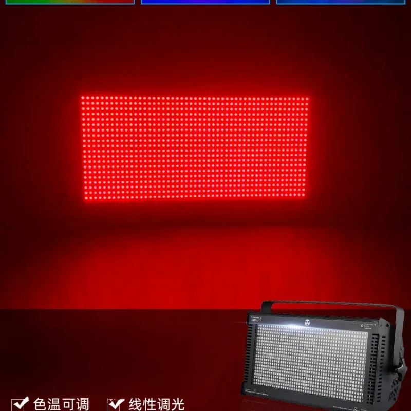 

Stage lighting 1000wled full color segmented strobe lights, bar clear bar nightclub background colorful dyed strobe lights
