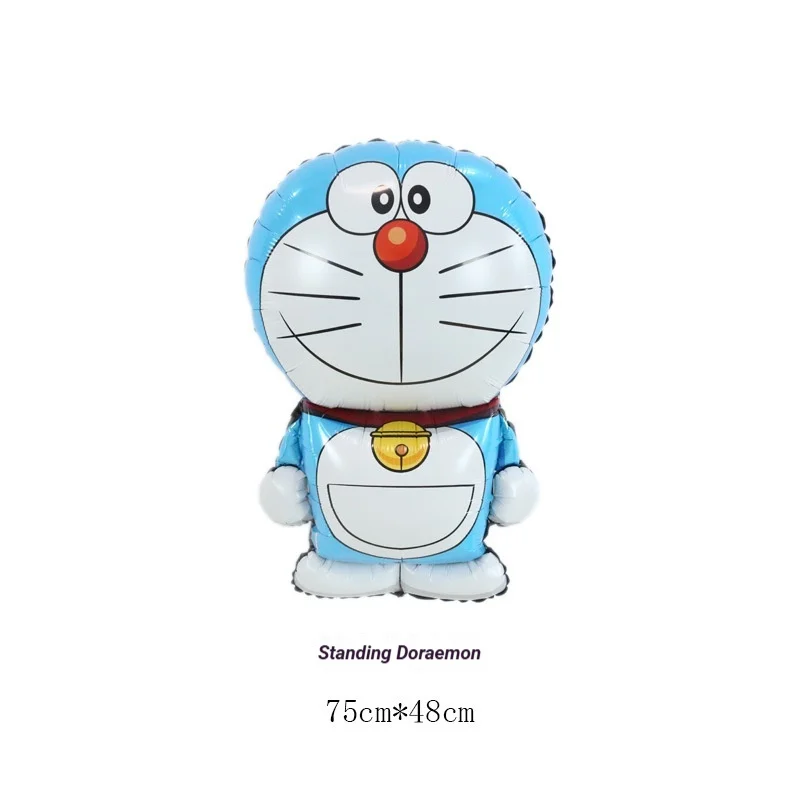 Doraemon & Dorami Birthday Balloon Set - Cartoon Anime Aluminum Balloons for Party Decor & Photography Props